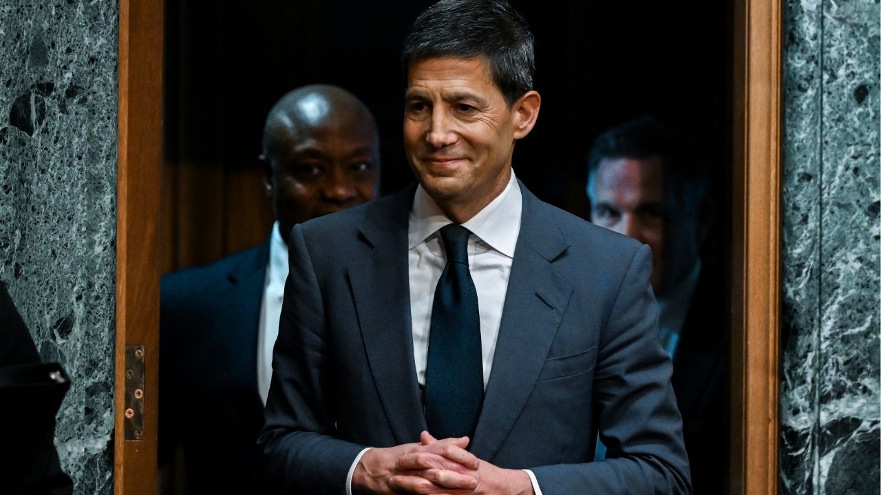 kevin warsh president donald trumps pick to lead the federal reserve arrives for his nomination hearing before the senate banking housing and urban affairs committee on capitol hill in washing
