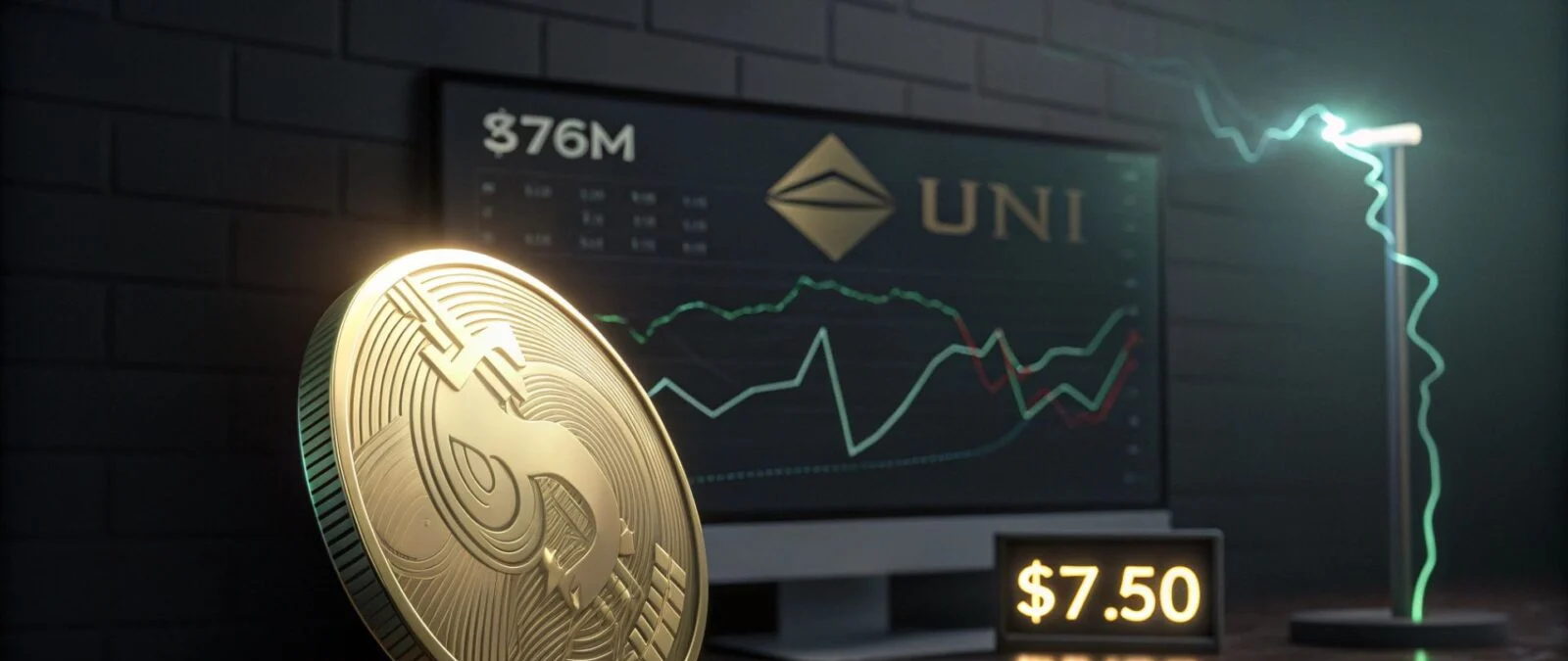 Uniswap fiyatı 7,50 dolara yaklaşırken uzun pozisyonlar riskleri artırıyor
