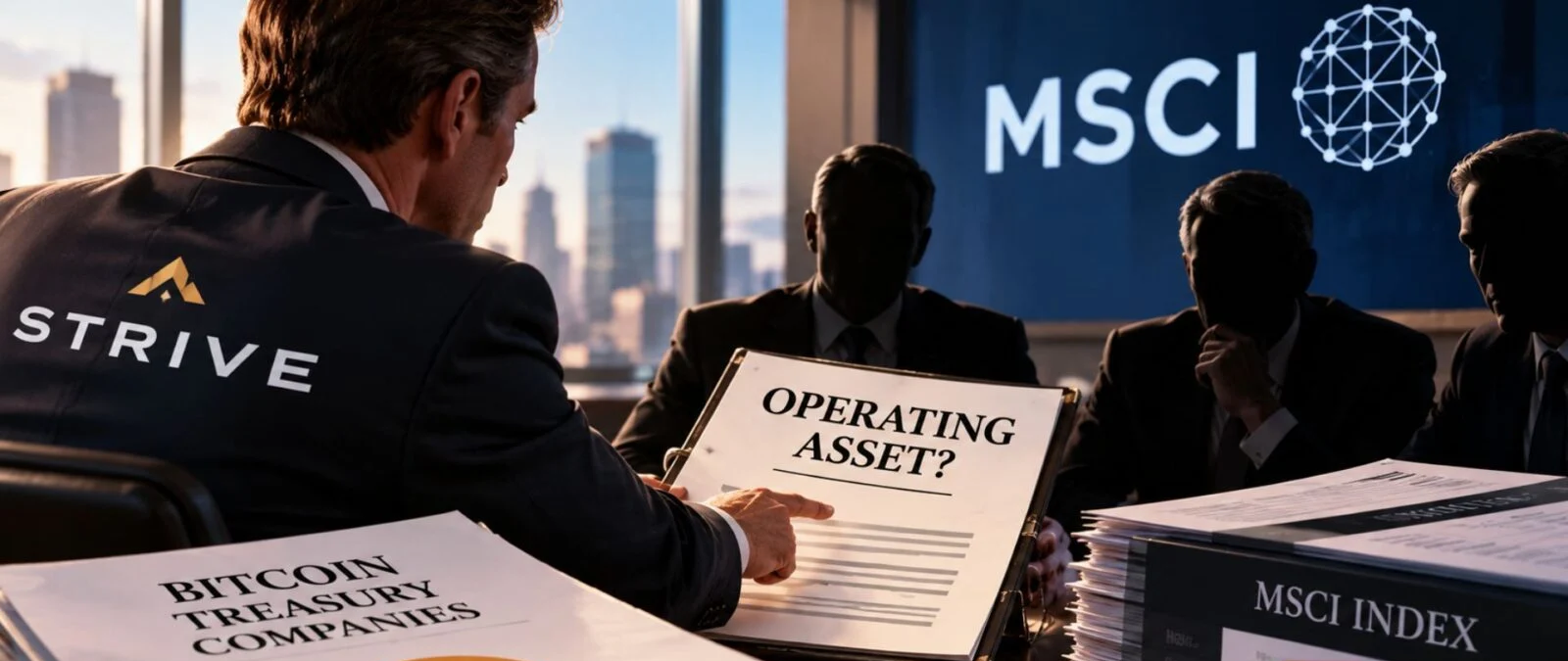 Strive, MSCI’nin Bitcoin hazinelerini endeksten çıkarmak istemesine itiraz etti