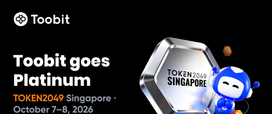 Toobit TOKEN2049 Singapore 2026'da platin sponsor olarak yer alacak