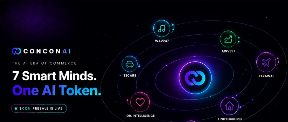 ConConAI'nin $CON tokeni 2026'nın en çok ilgi gören ön satış tokeni oldu